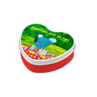 ハート缶　ハートチョコレート